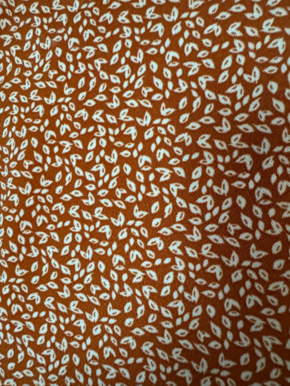 Adrianna Papell Rust Long Sleeve Blouse - Picture 6 of 8